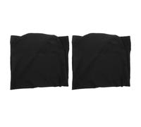 LALAFINA Spandex Jumbo Dreadlock Cap 2pcs for Men and Dreadlock Lovers, Black Hair Turban Caps Reducing for Daily Wear and Sports
