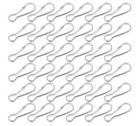LALAFINA Spring Clip Metal Snap Hooks 100Pcs Stainless Steel Key Rings Hooks for Workshop Woodworking and Everyday Carry