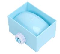 LALAFINA Stable Rabbit Food Feeder Bowl with Bolt Holder, Plastic and Stainless Steel Square Pet Cage Food Bowl for Safe Feeding in Cages