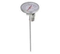 LALAFINA Stainless Steel Candy Cooking Thermometer with Clip, Fast and Reliable Readings, 145mm Long Probe for Kitchen and Cooking, Multi-purpose Oil and Food Temperature Gauge