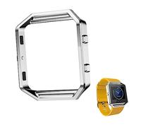LALAFINA Stainless Steel Watch Frame Replacement for Durable Metal Housing Case Only Silver Shell Compatible with Blaze Smartwatch Sturdy Frame Accessory