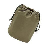 LALAFINA Tableware Storage Bag Canvas Drawstring Hanging Organizer for Outdoor Wilderness and Home Kitchen