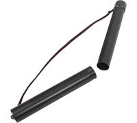 LALAFINA Telescoping Poster Tube with Strap for Blueprints and Documents Multi-Functional Retractable Plastic Drawing Tube Portable in Black