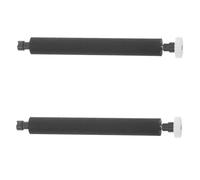 LALAFINA Thermal Printer Platen Roller with White Gear 2pcs Replacement Easy Installation for Label and Thermal Printers for Office Setting