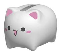 LALAFINA Tissue Box Dispenser Organizes Paper Tissues and Prevents Movement Cat Shaped Made of Sturdy Abs Material with Simple Stylish Design for Desk or Dressing Table Decoration