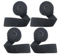 LALAFINA Training Strap Fitness Door Anchor 4Pcs Heavy Duty with Thick Pad for Indoor Exercise and Resistance Band Home Gym Use