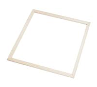 LALAFINA Unfinished Wood Frame for Canvas Painting 50x50cm, Natural Rustic Finish Square Wood Frame with Flexible Assembly, Versatile DIY Combination for Wall Hanging and Home Decor