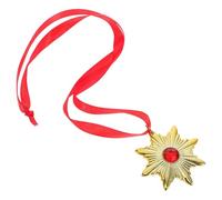 LALAFINA Vampire Necklace with Red Plastic Medal and Lanyard, Comfortable for Wearing and Versatile Use, for Daily Wearing and Parties, Stylish Vampire Costume Accessory