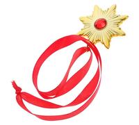 LALAFINA Vampire Necklace with Red Plastic Medal Lightweight and Delicate Design for Dress and Halloween Photos Accessories