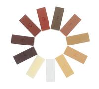 LALAFINA Vinyl flooring scratch repair 11pcs Resin Wax Sticks for DIY Versatile Application on Hardwood Floors and Furniture Surfaces