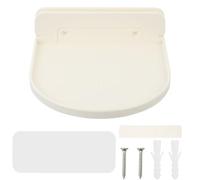 LALAFINA Wall Mounted Audio Speaker Bracket for Smart Speakers Compatible with Google Nest Wifi and Network Hub, Abs Material, Space-saving Design, Secure and Stable Holder for Modern Home