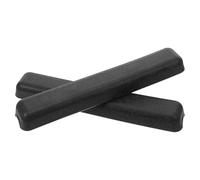 LALAFINA Wheelchair with 100mm Hole Distance Replacement Pads 2pcs Armrest for 25mm Tube Diameter, Plastic Detachable Design Improved Safety for Manual Wheelchairs and Office Chairs