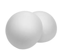 LALAFINA White Foam Balls 40cm Half Round Hemispherical Christmas Craft Ball Hollow Foam Ball Smooth Polystyrene Spheres for DIY Household School Projects Party Decoration