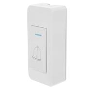 LALAFINA Wired Doorbell Switch Compact and Durable Door Chime Button for Bedside Tables Wardrobes and Access Control Systems Easy to Install Surface Mount Design Versatile