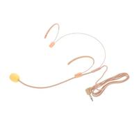 LALAFINA Wired Headworn Voice Amplifier Headset Microphone with Omnidirectional Mic, Comfortable Plastic and Iron Construction, Portable Design for Lectures and Speaking Engagements
