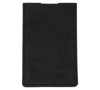 LALAFINA Wood Comb Case for Men Lightweight Pu Protective Storage Bag Smooth Surface Black Travel on The Go Use