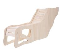 LALAFINA Wood Hamster Hideout Ladder for Small Pets and Hamsters Synthetic Material Safe and Sturdy Design for Training The Pet in Cage Play Pens