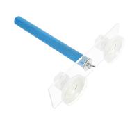 LALAFINA Wooden Parrot Perch Providing Challenge and Exercise with Suction Cup Design Pet Bird Standing Rod Blue Acrylic and Wood Material for Bird Cage for Bird's Feet and Legs
