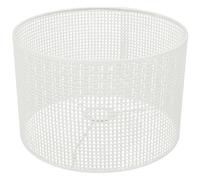 LALAFINA Woven Lampshade Replacement for Table Lamp and Floor Lamp, Simple White Cloth and Iron Material, Softens Lights and Easy to Install, for Bedroom and Other Places