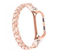 LALAFINA Zinc Alloy Watch Band Compatible with Xiaomi Smart Bracelet Watchstrap Durable and Elegant Design for Any Occasion for Birthdays and Weddings
