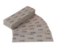 LALAGO Pack of 30 Mesh Sanding Strips 80 x 230 mm, Sanding Sheets, Professional Ceramic Sanding Grid for Mirka Hand Sanders, Orbital Sander and Hand Sanding Block (Grit : 30 x P180)