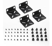 LALAGO Rack Mount Kit, 19 Inch Adjustable Switch Rack Ears, Universal Adjustable Rack Attachments Compatible with Buffalo Tech, Cisco, NETGEAR, Dell, D-Link And Linksys