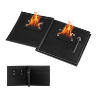 lalago Small Magic Tricks Wallet Fire Wizard Flame Netleaf Magic Show Wallet for Adults Unconceivable Magician Street Show Prop