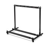 LALAHO 3/5/7/9 Multiple Guitars Stand Foldable Guitar Stand Musical Instruments Display Rack for Studio or Home (5 Holder)