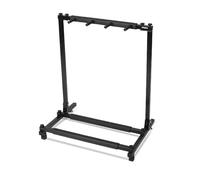 LALAHO 3/5/7/9 Multiple Guitars Stand Foldable Guitar Stand Musical Instruments Display Rack for Studio or Home (3 Holder)