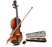 LALAHO Violin 1/2 Size for Beginners, Set for Kids with Case, Rosin, Bow & Manual, Quarter Acoustic Violin fiddle for Beginners