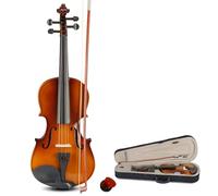 LALAHO Violin 3/4 Size for Beginners, Set for Kids with Case, Rosin, Bow & Manual, Quarter Acoustic Violin fiddle for Beginners