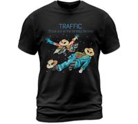 lalakeLALART6 Unisex-Cotton-T-Shirt-Traffic-Shoot-Out-at-The-Fantasy-Factory-Steve-Winwood Black