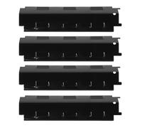 LALAL 4pcs Grill Heat Tents Stainless Steel Heat Plate Shield Fit for Charbroil Grill Replacement Parts Gas Grill Heat Plate