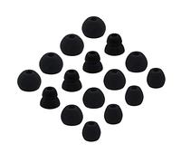 LALASTYLE Ear Tips Replacement for Beats Flex Wireless Earphones, S/M/L/D 4 Sizes 8 Pairs Soft Silicone Eargel Earbuds Tips, Fit for Beats Flex, 8 Pairs (Black)