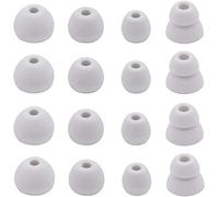 LALASTYLE Gray Ear Tips Compatible with Beats Flex, Replacement Earbuds Ear Cap Eartips for Beats Flex Wireless Earbuds, 8 Pairs, Light Gray