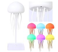 LALASTYLE Jellyfish Lamp, RGB Gradient Jelly Fish Lamp, LED Jellyfish Light Lamp, Voice Control Jellyfish Lamp with Dancing Tentacles for Bedrooms, Living Room Decor