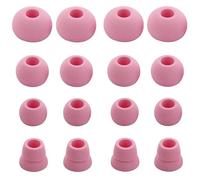 LALASTYLE Replacement Silicone Ear Tips Ear Buds Ear gels for Beats by dr dre Powerbeats 3 Wireless Stereo Earphones - 16PCS 8 Pairs with 4 Size Options （Pink）