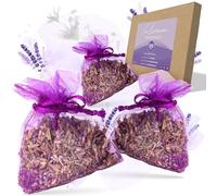 Lalavanda - 20 Lavender Bags, 120 g Lavender Flowers, Effective Moth Protection for Wardrobes with Long-Lasting Freshness