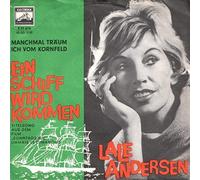 Lale Andersen Und Der Bernd Hansen-Chor - Ein Schiff Wird Kommen / Manchmal Träum Ich Vom Kornfeld - Electrola - E 21 615, His Master's Voice - 45 EG 9120