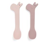 Lalee silicone spoons - Set of 2 Pink one size