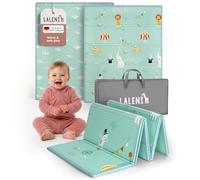 Laleni Baby Crawling Mat 120 x 150 x 1 cm, Foldable Waterproof playmat, Insulating and Soft, for Indoor & Outdoor use - Circus Motif