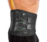 Lalent Lower Back Support Belt for Men Women, Breathable Mesh Back Brace for Back Pain, Lumbar Support Belt with 3D Soft Pad for Scoliosis,Sciatica Pain Relief Products (L)