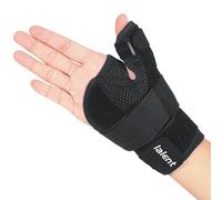 Lalent Wrist Thumb Support Brace Right Left Hand with 3 straps - Adjustable Thumb Spica Splint Hand Support for Arthritis, Tendonitis, Carpal Tunnel and Thumb Sprain (L)