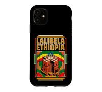 Lalibela Ethiopia Flag Rock Churches Heritage Retro Art Case for iPhone 11