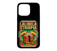 Lalibela Ethiopia Flag Rock Churches Heritage Retro Art Case for iPhone 15 Pro Max