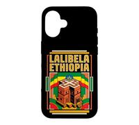 Lalibela Ethiopia Flag Rock Churches Heritage Retro Art Case for iPhone 16