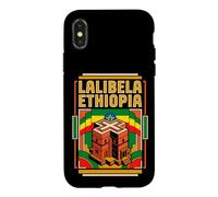 Lalibela Ethiopia Flag Rock Churches Heritage Retro Art Case for iPhone X/XS