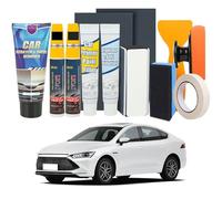 Lalieffacely Car Scratch Repair Kit, Car Paint Scratch Repair, Car Scratch Remover, Quick And Easy for Fix Paint Scratches Branch Scratches Nail Scratches Swirl (Black Pure + Black Pearl)