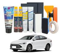 Lalieffacely Car Scratch Repair Kit, Car Paint Scratch Repair, Car Scratch Remover, Quick And Easy for Fix Paint Scratches Branch Scratches Nail Scratches Swirl (Bright Silver + Titanium Silver)