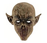Lalieffacely Realistic Horror Alien Zombie Mask, Scary Masks for Adult, Halloween Mask Creepy Ghost Devil for Halloween Cosplay Party (Grey)